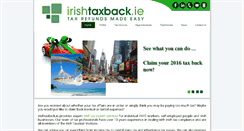 Desktop Screenshot of irishtaxback.ie